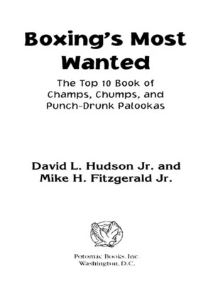 cover image of Boxing's Most Wanted&#8482;